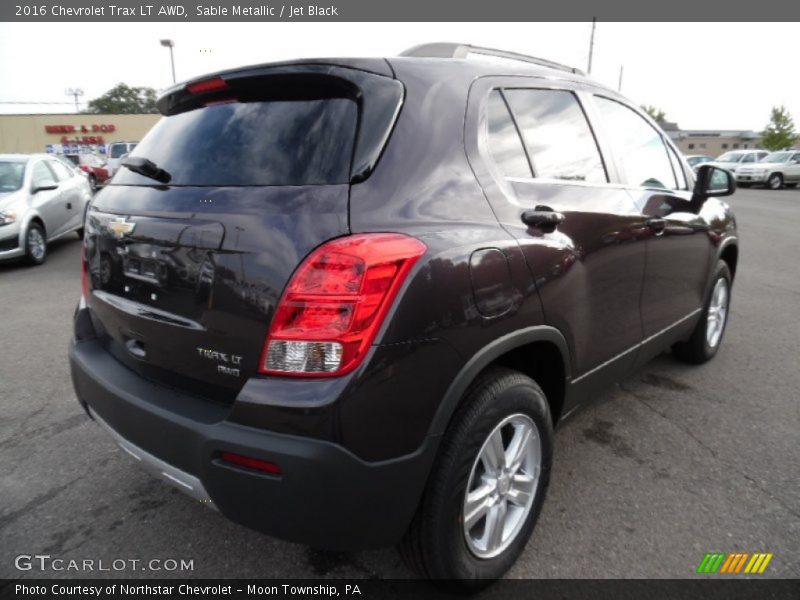 Sable Metallic / Jet Black 2016 Chevrolet Trax LT AWD