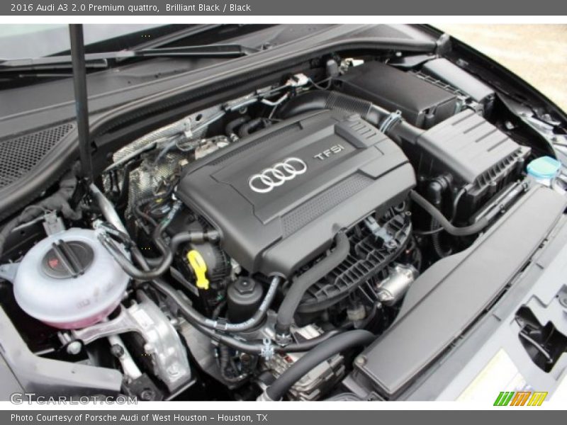 Brilliant Black / Black 2016 Audi A3 2.0 Premium quattro