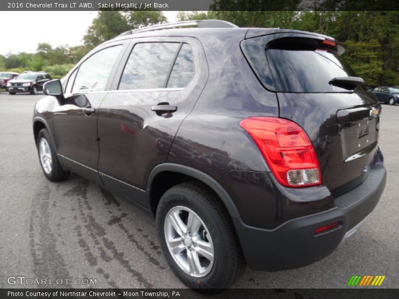 Sable Metallic / Jet Black 2016 Chevrolet Trax LT AWD