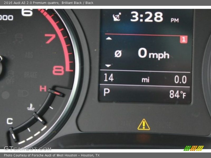 Brilliant Black / Black 2016 Audi A3 2.0 Premium quattro