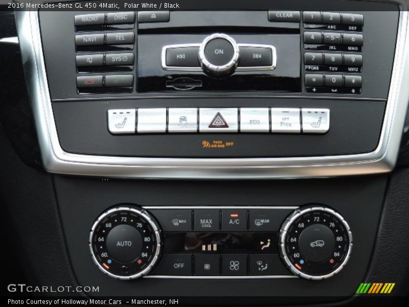 Controls of 2016 GL 450 4Matic