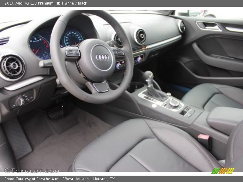 Ibis White / Black 2016 Audi A3 1.8 Premium