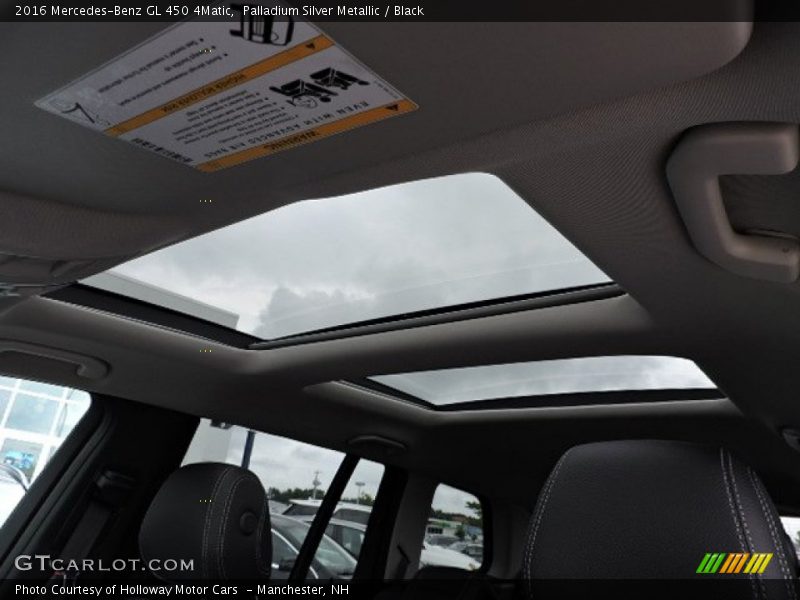 Palladium Silver Metallic / Black 2016 Mercedes-Benz GL 450 4Matic