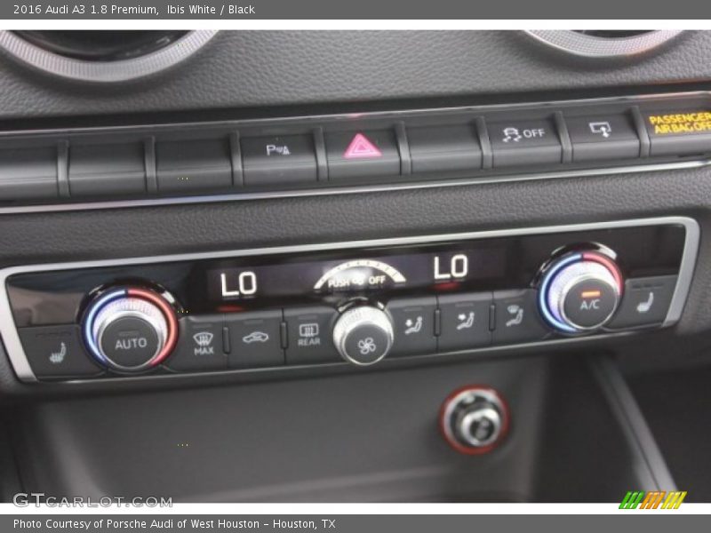 Ibis White / Black 2016 Audi A3 1.8 Premium