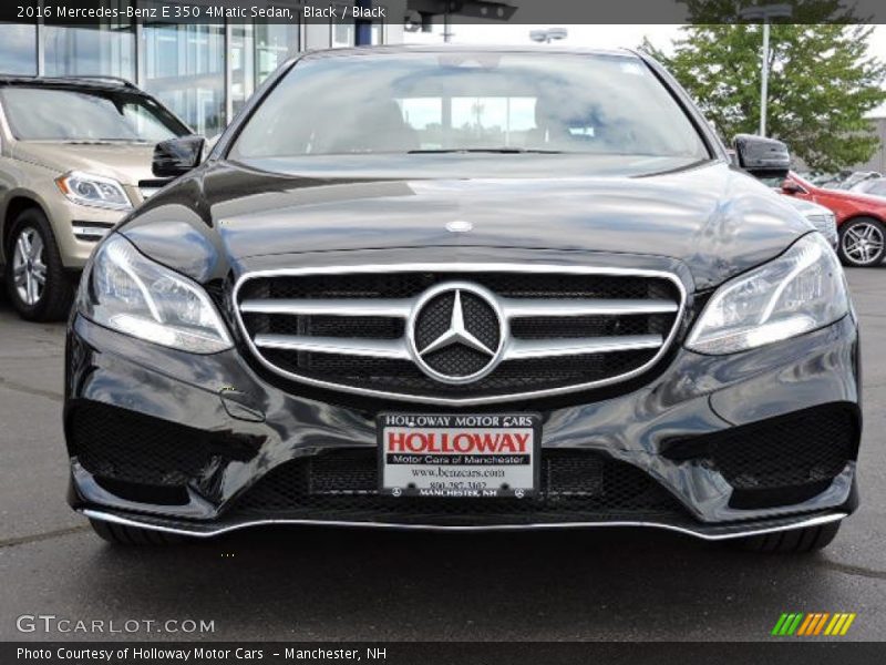 Black / Black 2016 Mercedes-Benz E 350 4Matic Sedan