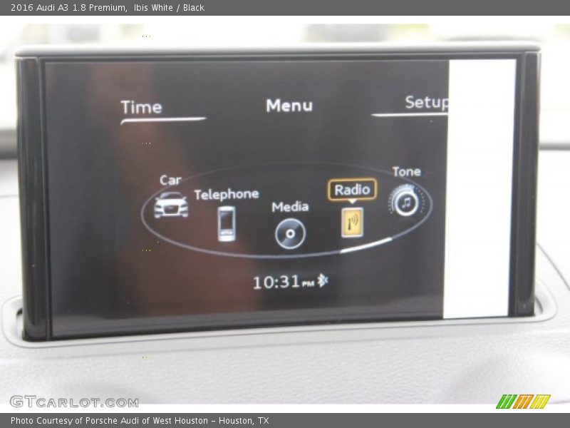 Ibis White / Black 2016 Audi A3 1.8 Premium