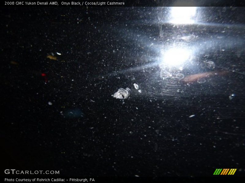 Onyx Black / Cocoa/Light Cashmere 2008 GMC Yukon Denali AWD