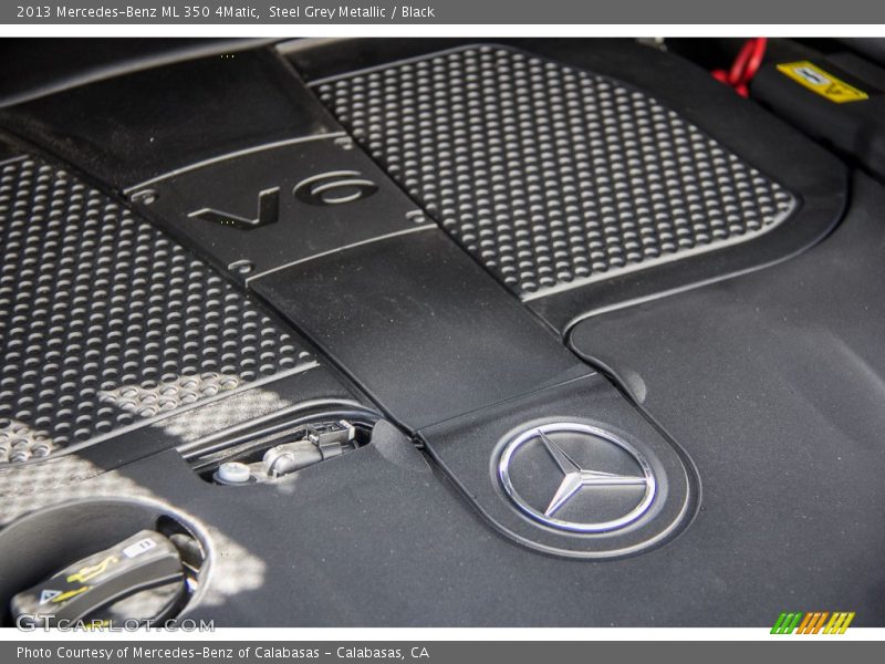 Steel Grey Metallic / Black 2013 Mercedes-Benz ML 350 4Matic