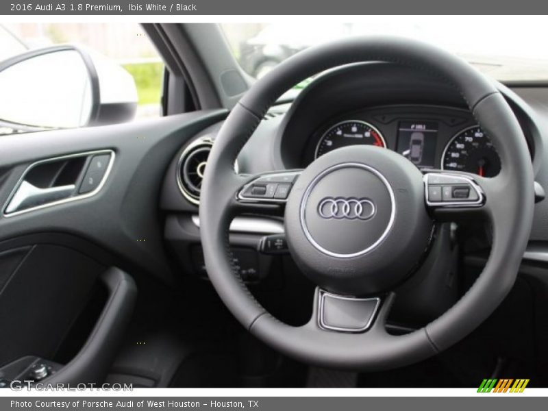 Ibis White / Black 2016 Audi A3 1.8 Premium