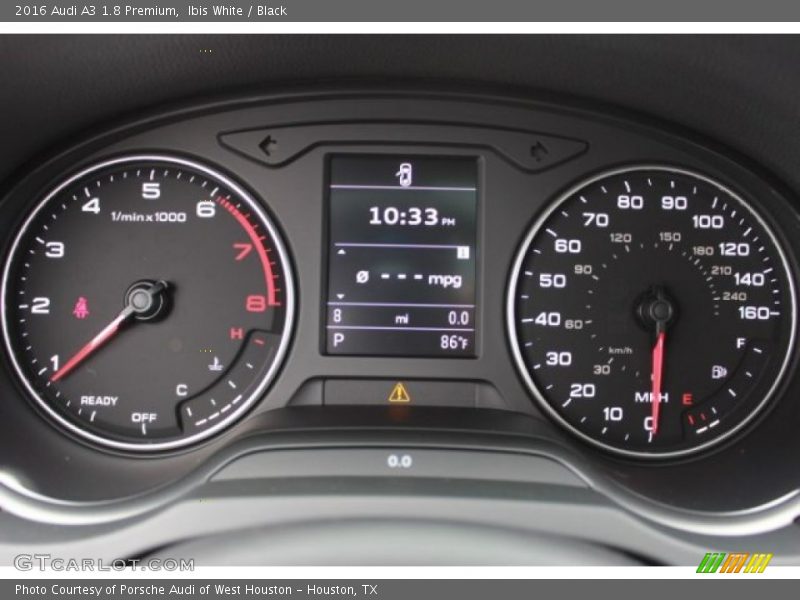 Ibis White / Black 2016 Audi A3 1.8 Premium