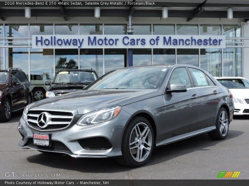 Selenite Grey Metallic / Porcelain/Black 2016 Mercedes-Benz E 350 4Matic Sedan