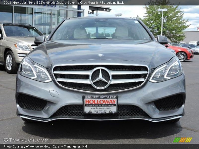 Selenite Grey Metallic / Porcelain/Black 2016 Mercedes-Benz E 350 4Matic Sedan