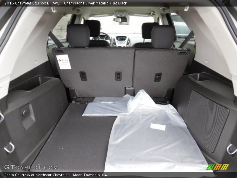 Champagne Silver Metallic / Jet Black 2016 Chevrolet Equinox LT AWD