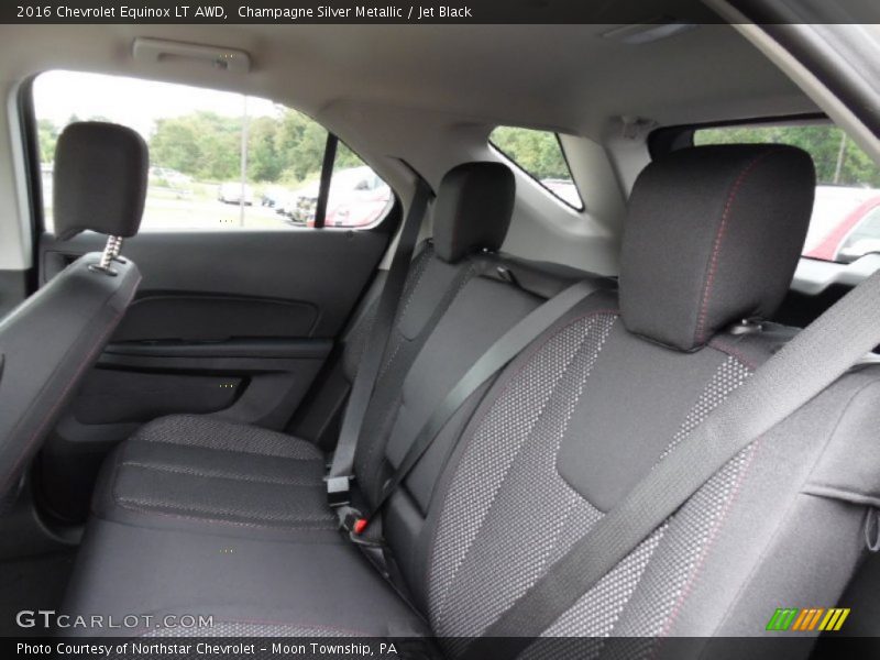 Champagne Silver Metallic / Jet Black 2016 Chevrolet Equinox LT AWD