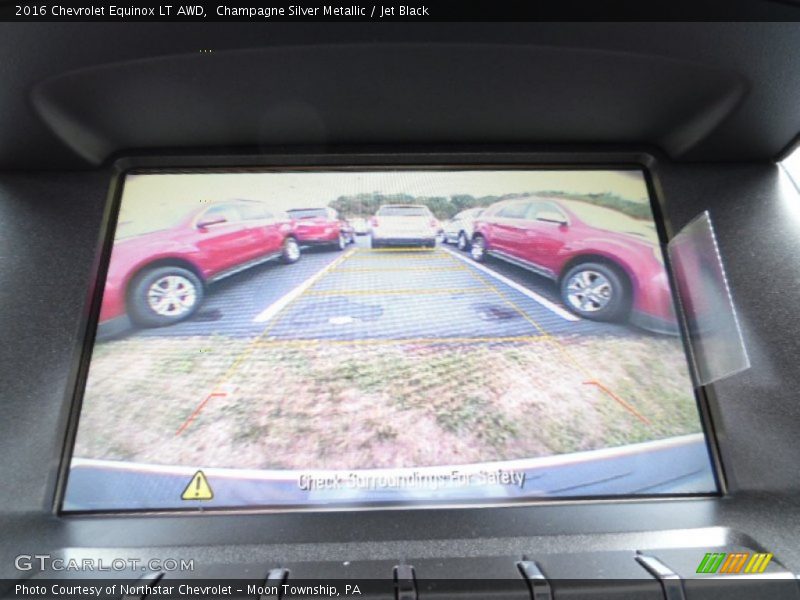 Champagne Silver Metallic / Jet Black 2016 Chevrolet Equinox LT AWD