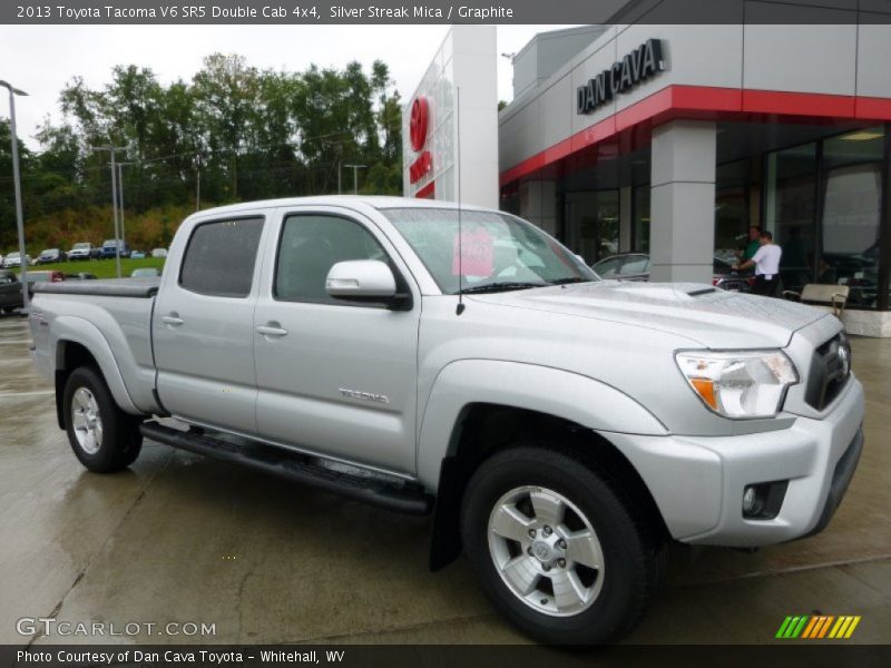 Silver Streak Mica / Graphite 2013 Toyota Tacoma V6 SR5 Double Cab 4x4