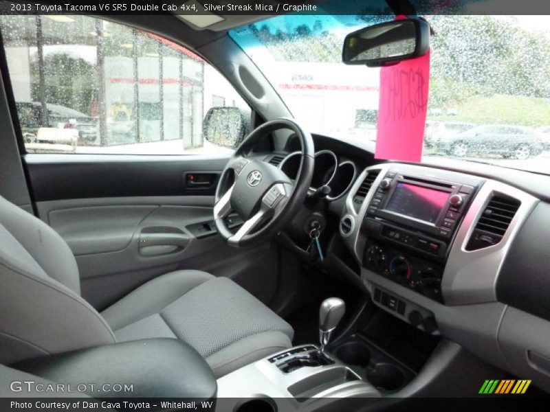 Silver Streak Mica / Graphite 2013 Toyota Tacoma V6 SR5 Double Cab 4x4