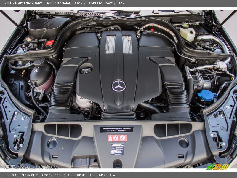  2016 E 400 Cabriolet Engine - 3.0 Liter DI biturbo DOHC 24-Valve VVT V6