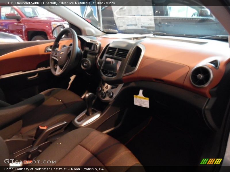 Silver Ice Metallic / Jet Black/Brick 2016 Chevrolet Sonic LT Sedan