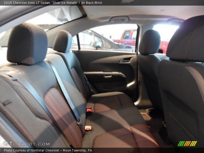 Silver Ice Metallic / Jet Black/Brick 2016 Chevrolet Sonic LT Sedan