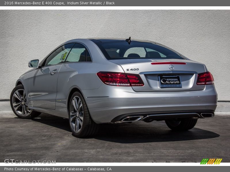 Iridium Silver Metallic / Black 2016 Mercedes-Benz E 400 Coupe