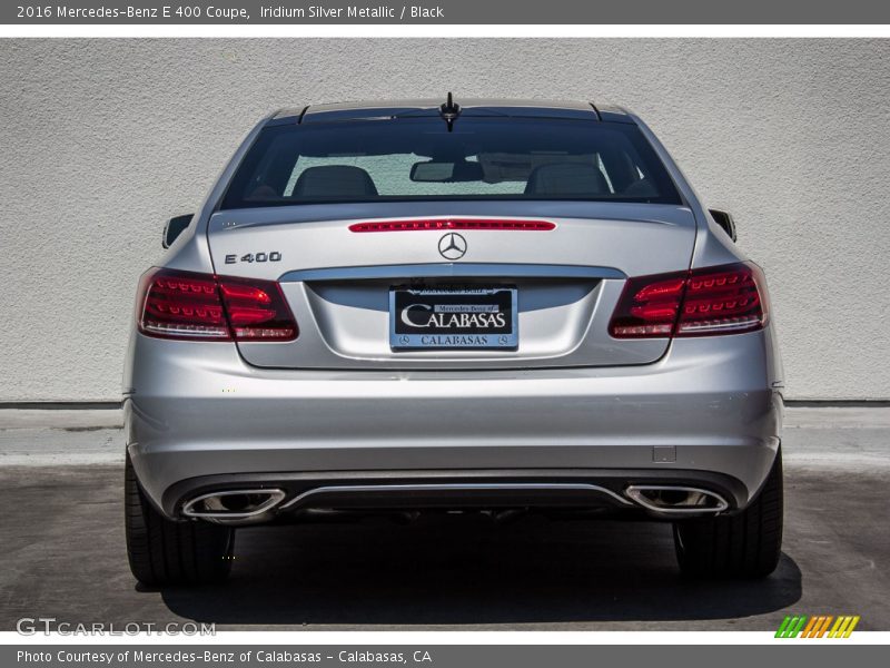 Iridium Silver Metallic / Black 2016 Mercedes-Benz E 400 Coupe