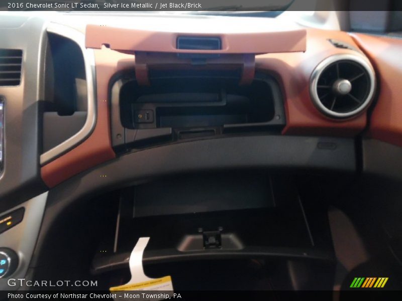 Silver Ice Metallic / Jet Black/Brick 2016 Chevrolet Sonic LT Sedan