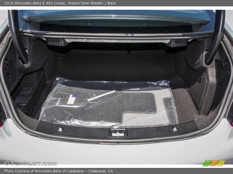 Iridium Silver Metallic / Black 2016 Mercedes-Benz E 400 Coupe