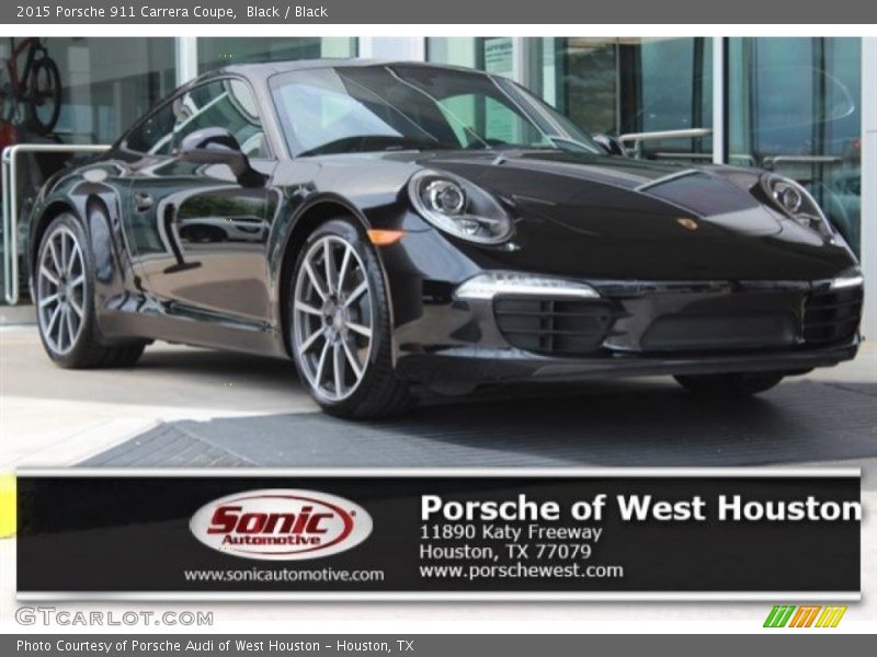 Black / Black 2015 Porsche 911 Carrera Coupe