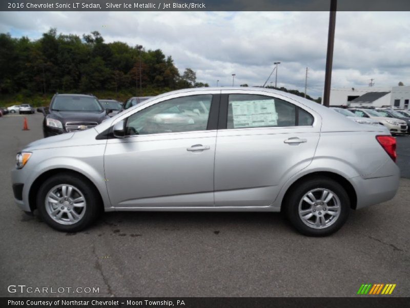  2016 Sonic LT Sedan Silver Ice Metallic