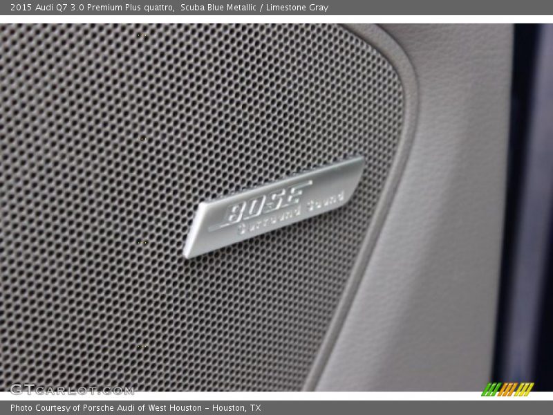 Scuba Blue Metallic / Limestone Gray 2015 Audi Q7 3.0 Premium Plus quattro