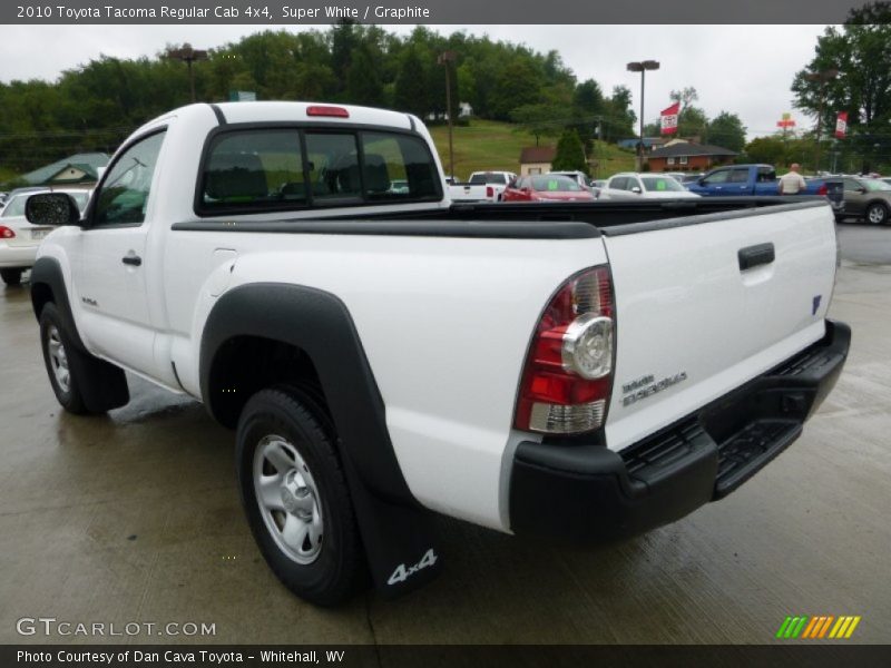 Super White / Graphite 2010 Toyota Tacoma Regular Cab 4x4
