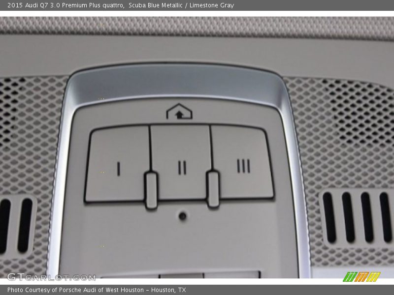 Scuba Blue Metallic / Limestone Gray 2015 Audi Q7 3.0 Premium Plus quattro