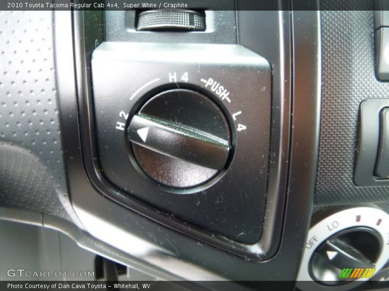 Super White / Graphite 2010 Toyota Tacoma Regular Cab 4x4