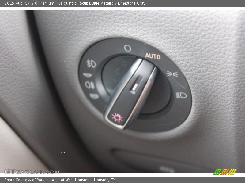 Scuba Blue Metallic / Limestone Gray 2015 Audi Q7 3.0 Premium Plus quattro