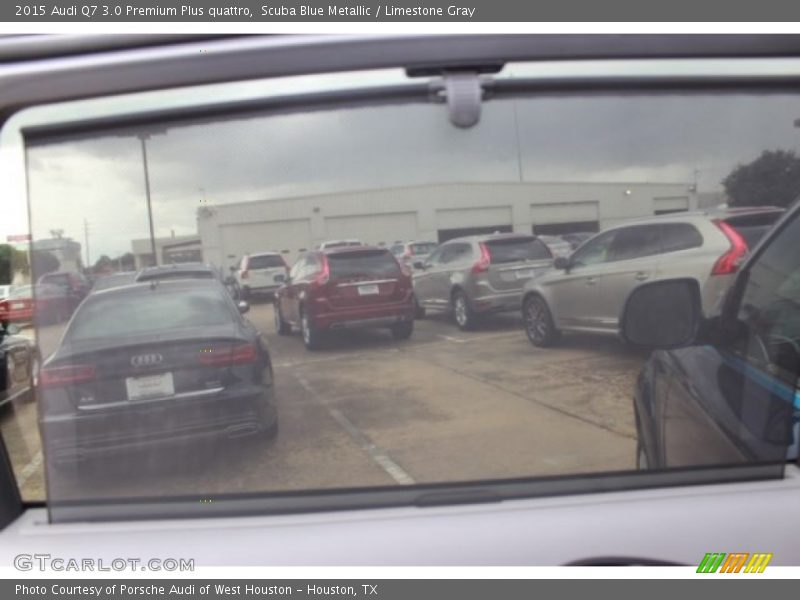 Scuba Blue Metallic / Limestone Gray 2015 Audi Q7 3.0 Premium Plus quattro
