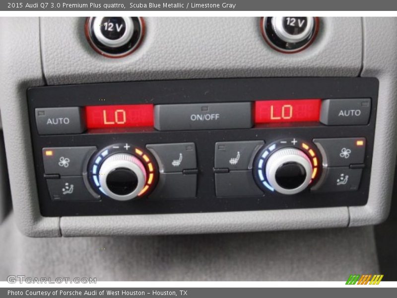 Scuba Blue Metallic / Limestone Gray 2015 Audi Q7 3.0 Premium Plus quattro