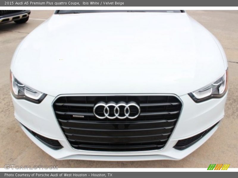 Ibis White / Velvet Beige 2015 Audi A5 Premium Plus quattro Coupe