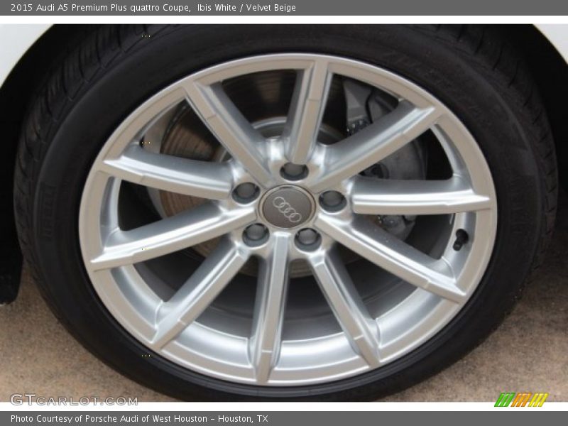 Ibis White / Velvet Beige 2015 Audi A5 Premium Plus quattro Coupe