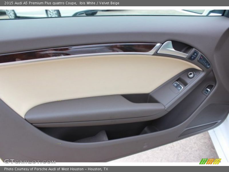 Ibis White / Velvet Beige 2015 Audi A5 Premium Plus quattro Coupe