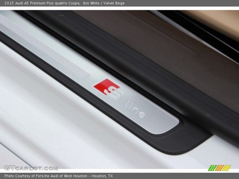 Ibis White / Velvet Beige 2015 Audi A5 Premium Plus quattro Coupe