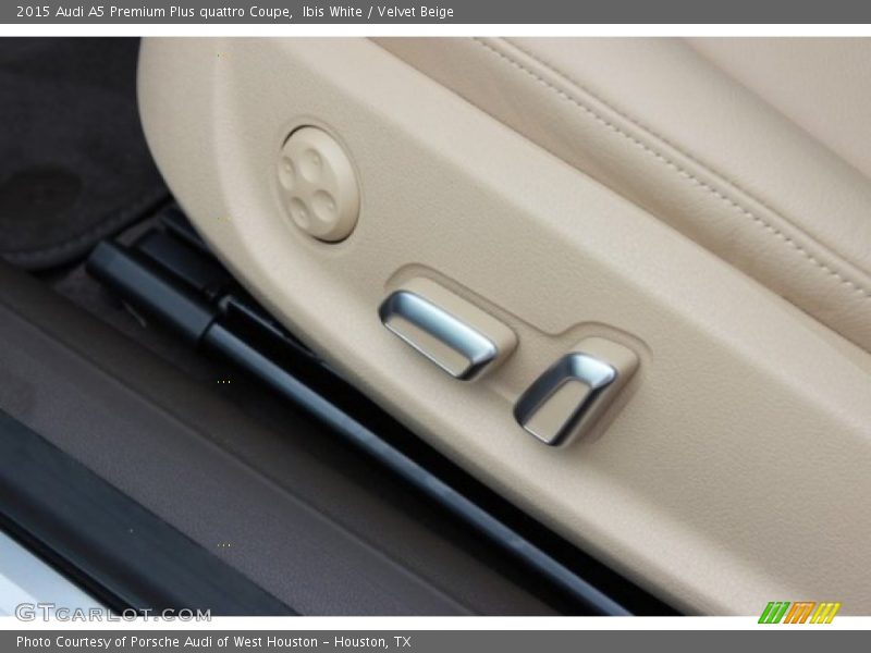 Ibis White / Velvet Beige 2015 Audi A5 Premium Plus quattro Coupe