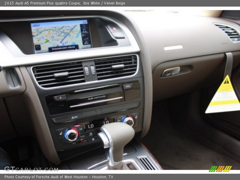 Ibis White / Velvet Beige 2015 Audi A5 Premium Plus quattro Coupe