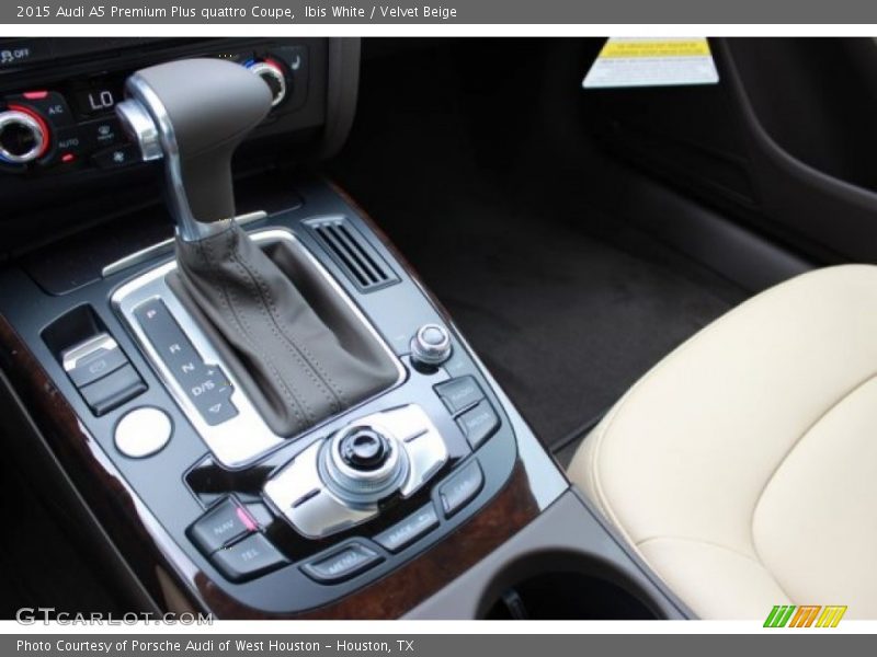 Ibis White / Velvet Beige 2015 Audi A5 Premium Plus quattro Coupe