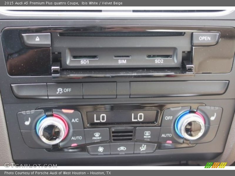 Ibis White / Velvet Beige 2015 Audi A5 Premium Plus quattro Coupe