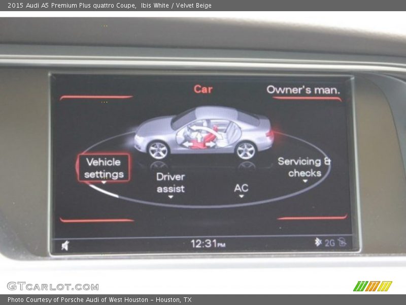 Ibis White / Velvet Beige 2015 Audi A5 Premium Plus quattro Coupe