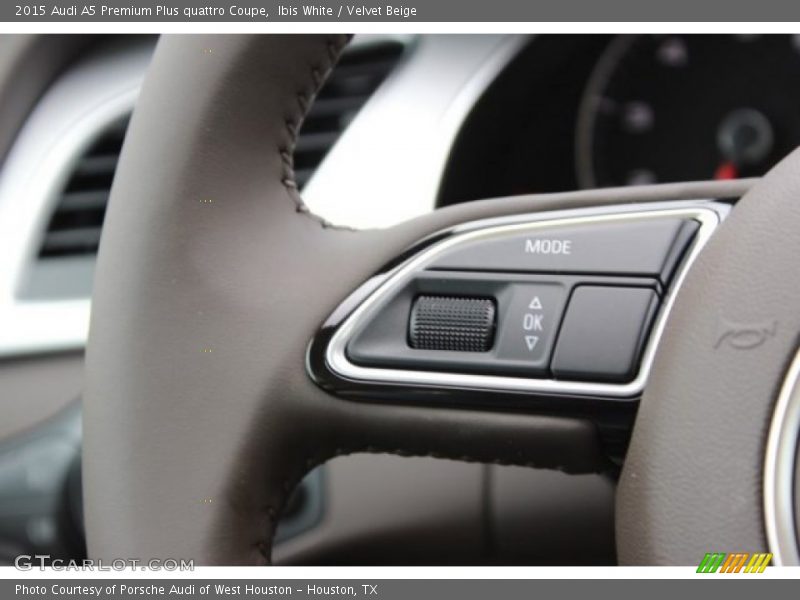 Ibis White / Velvet Beige 2015 Audi A5 Premium Plus quattro Coupe