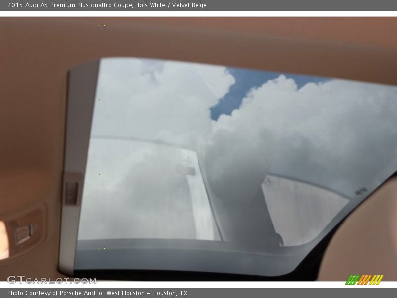 Ibis White / Velvet Beige 2015 Audi A5 Premium Plus quattro Coupe