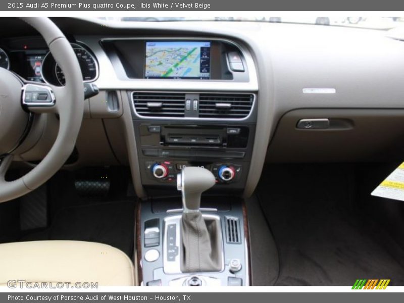 Ibis White / Velvet Beige 2015 Audi A5 Premium Plus quattro Coupe
