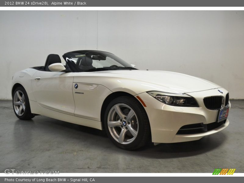 Alpine White / Black 2012 BMW Z4 sDrive28i
